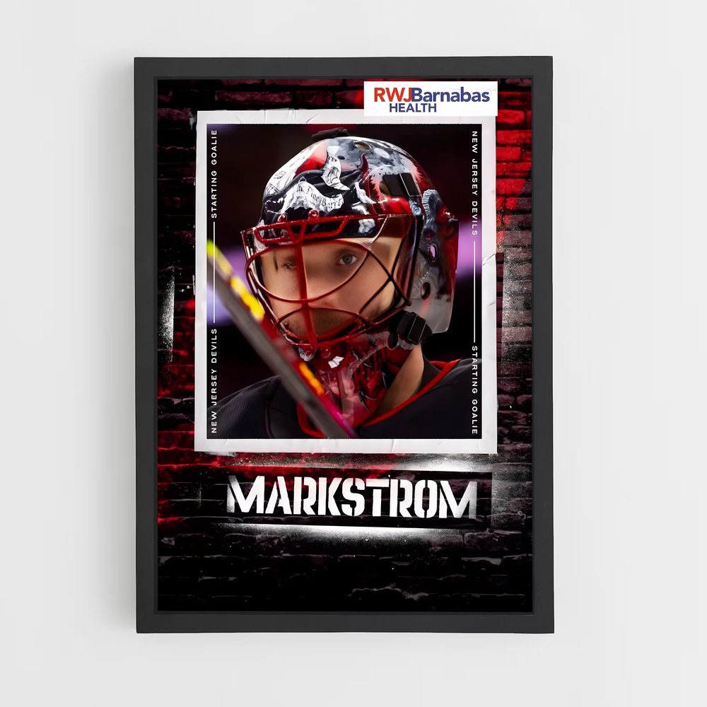 Poster Jacob markstrom – affiche Hockey sur glace (vue 2)